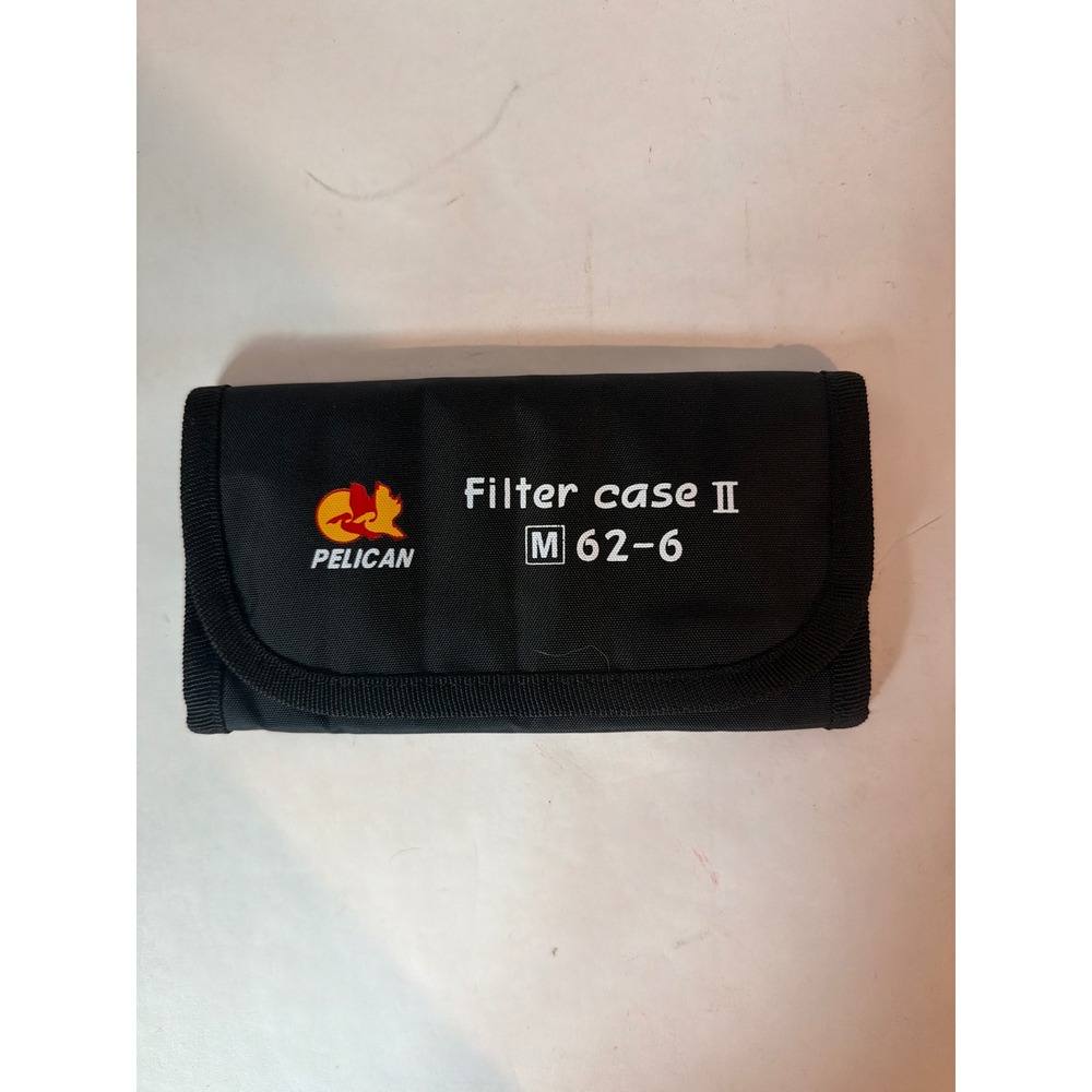 Pelican Filter Case II M 62-6 Black Nylon 6 Slot Camera Lens Filter Wallet
